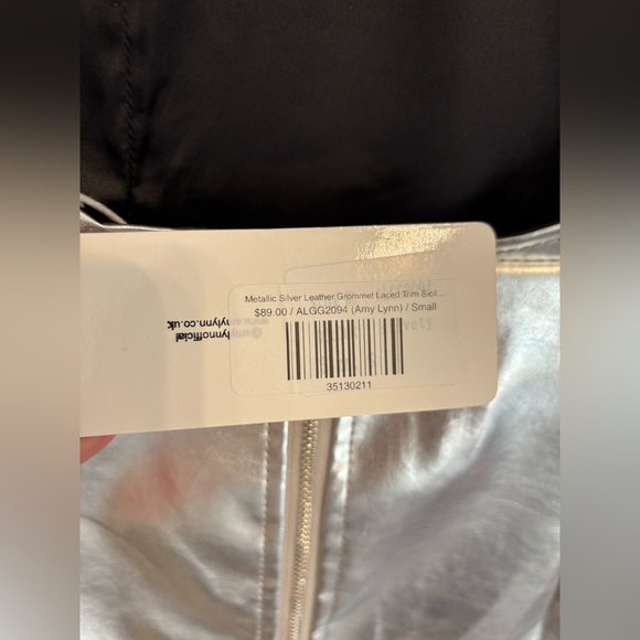 Amy Lynn metallic faux-leather mini dress - Picture 10 of 10